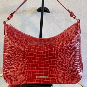 Brahmin Heather Shoulder Bag – Red Glissandro Brand new!!!